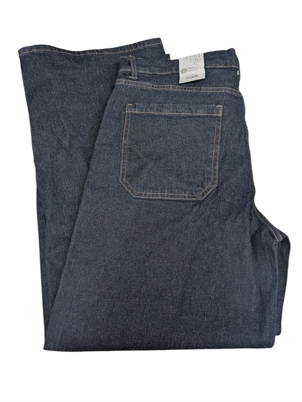 Wide Leg Utility Trousers Womens Size 14 Dark Wash High Rise New NWT - Picture 7 of 11